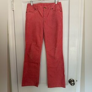 Corduroy jeans salmon pink